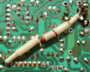 резистор 18 - 33ком между шиной 12В и первой ногой микросхемы DBL494